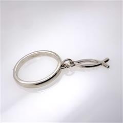 James Avery Fish Charm Sterling Silver Ring